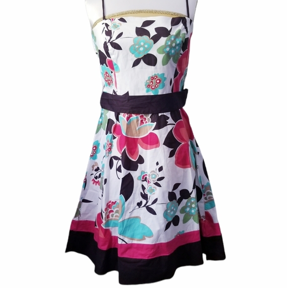 Fit and Flare Floral Summer Dress - Picture 5 of 9